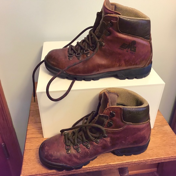 EMS vintage leather Vibram Italian hiking boots - Picture 12 of 16